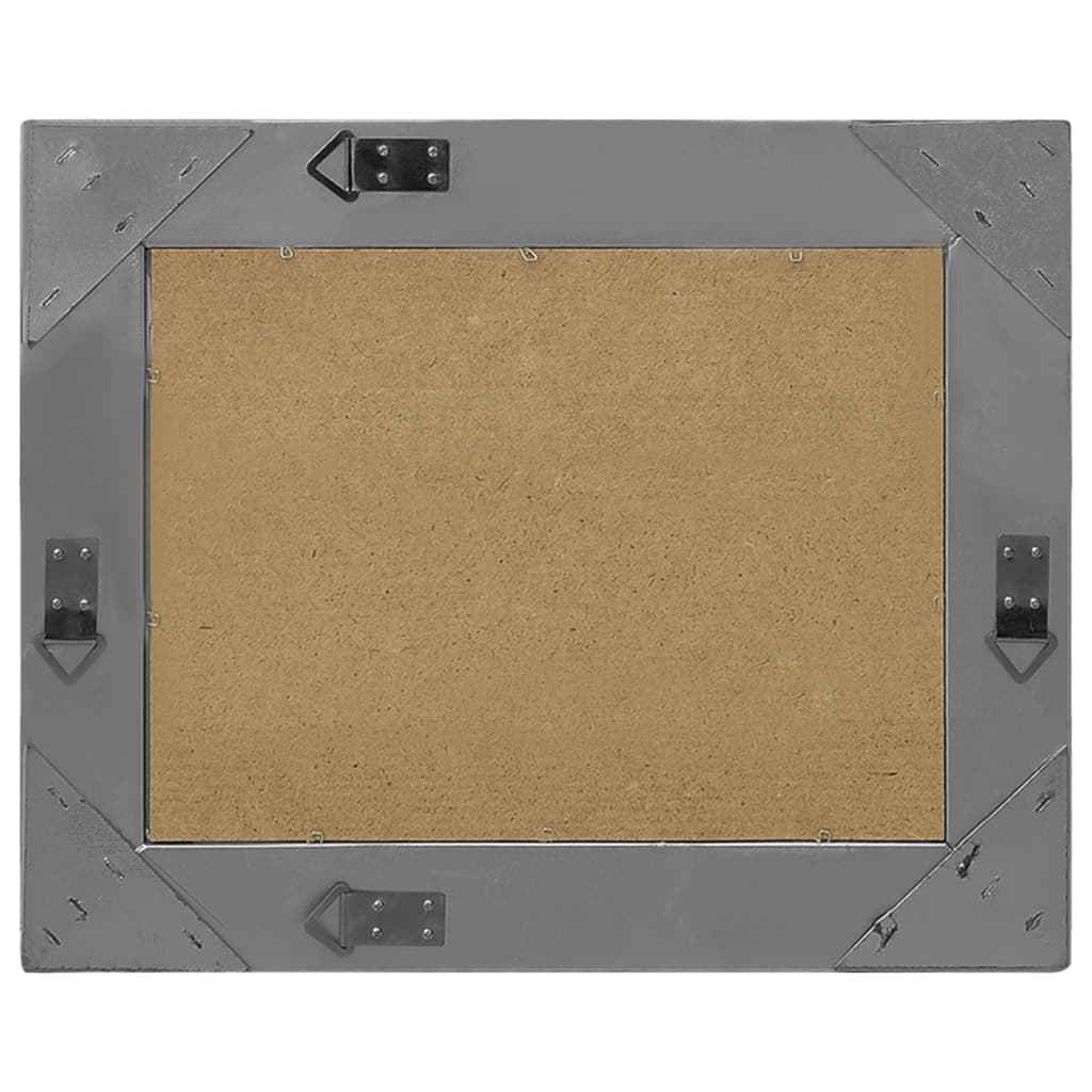 Espelho de parede estilo barroco 60x40 cm preto