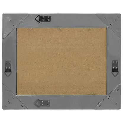 Espelho de parede estilo barroco 60x40 cm preto