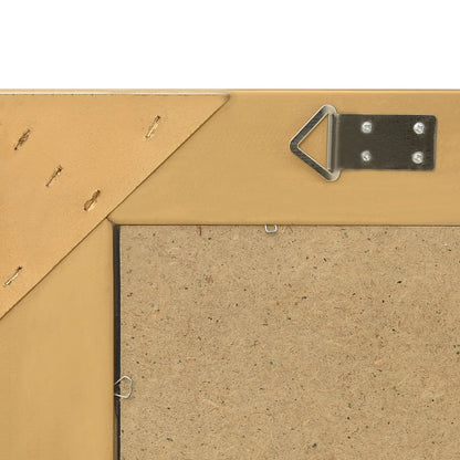 Espelho de parede estilo barroco 60x60 cm dourado