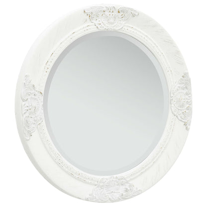 Espelho de parede estilo barroco 50 cm branco