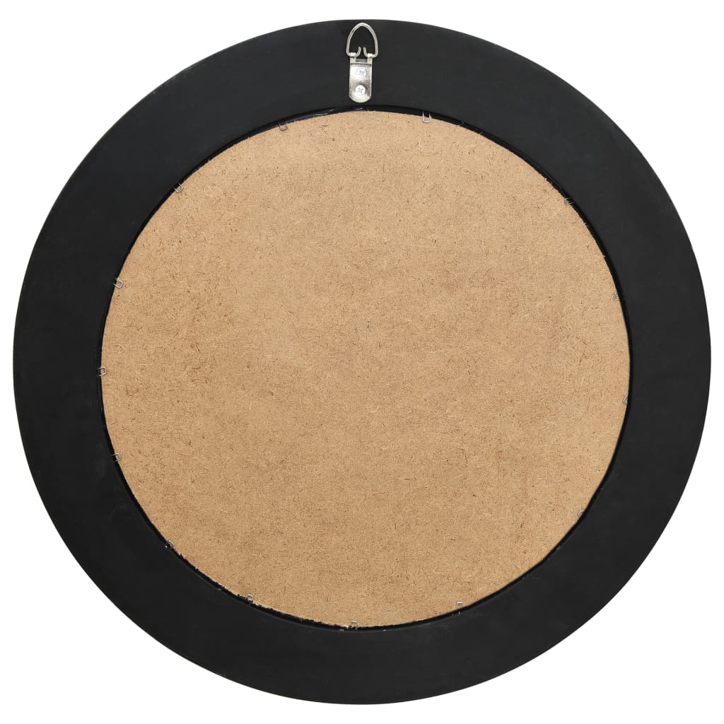 Espelho de parede estilo barroco 50 cm preto
