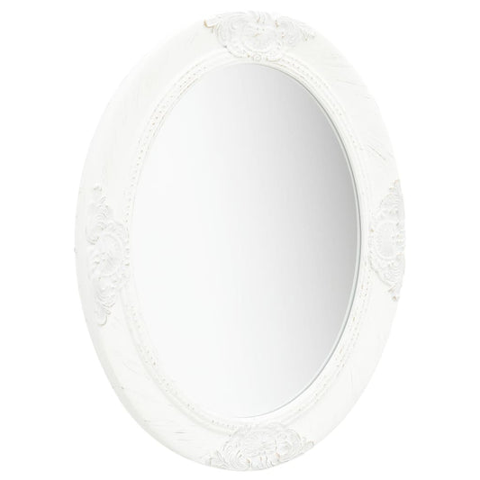 Espelho de parede estilo barroco 50x60 cm branco