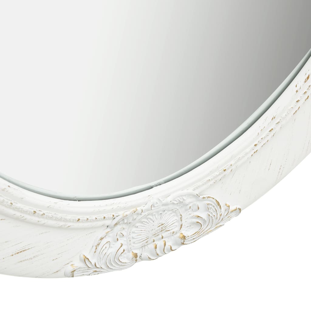 Espelho de parede estilo barroco 50x60 cm branco