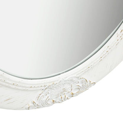 Espelho de parede estilo barroco 50x60 cm branco