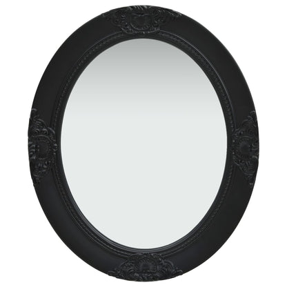 Espelho de parede estilo barroco 50x60 cm preto