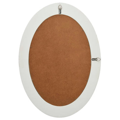 Espelho de parede estilo barroco 50x70 cm branco