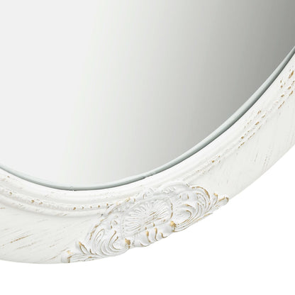 Espelho de parede estilo barroco 50x70 cm branco