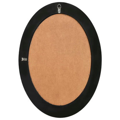 Espelho de parede estilo barroco 50x70 cm preto