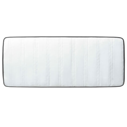 Cama boxspring 120x200 cm tecido cinzento-escuro