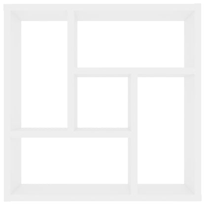 Estante de parede 45,1x16x45,1 cm derivados de madeira branco