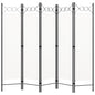 Divisória de quarto com 5 painéis 200x180 cm branco