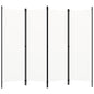 Divisória de quarto com 4 painéis 200x180 cm branco