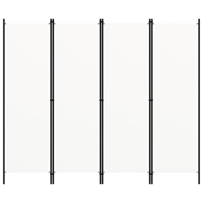 Divisória de quarto com 4 painéis 200x180 cm branco