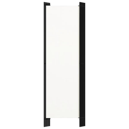 Divisória de quarto com 5 painéis 250x180 cm branco
