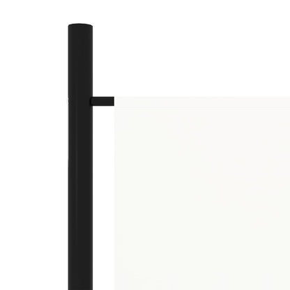 Divisória de quarto com 5 painéis 250x180 cm branco
