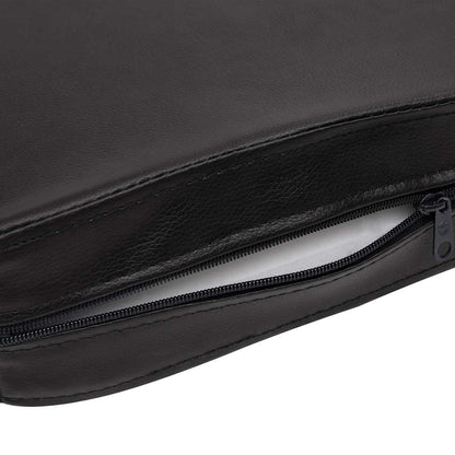 Sofá para cães 80x50x40 cm couro artificial preto