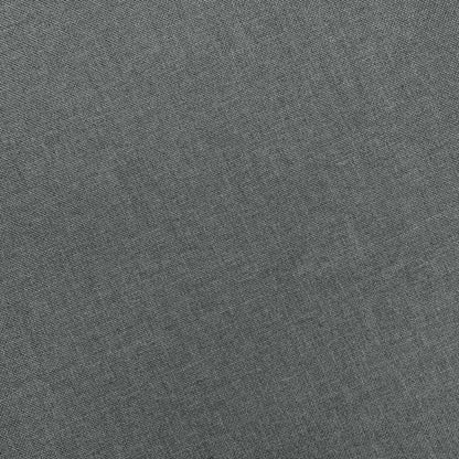 Poltrona com apoio de pés tecido cinzento-claro