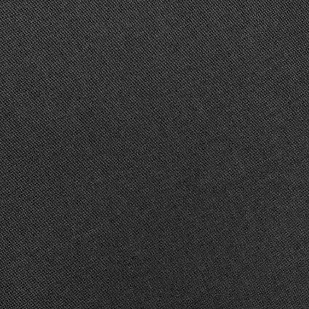 Poltrona com apoio de pés tecido cinzento-escuro