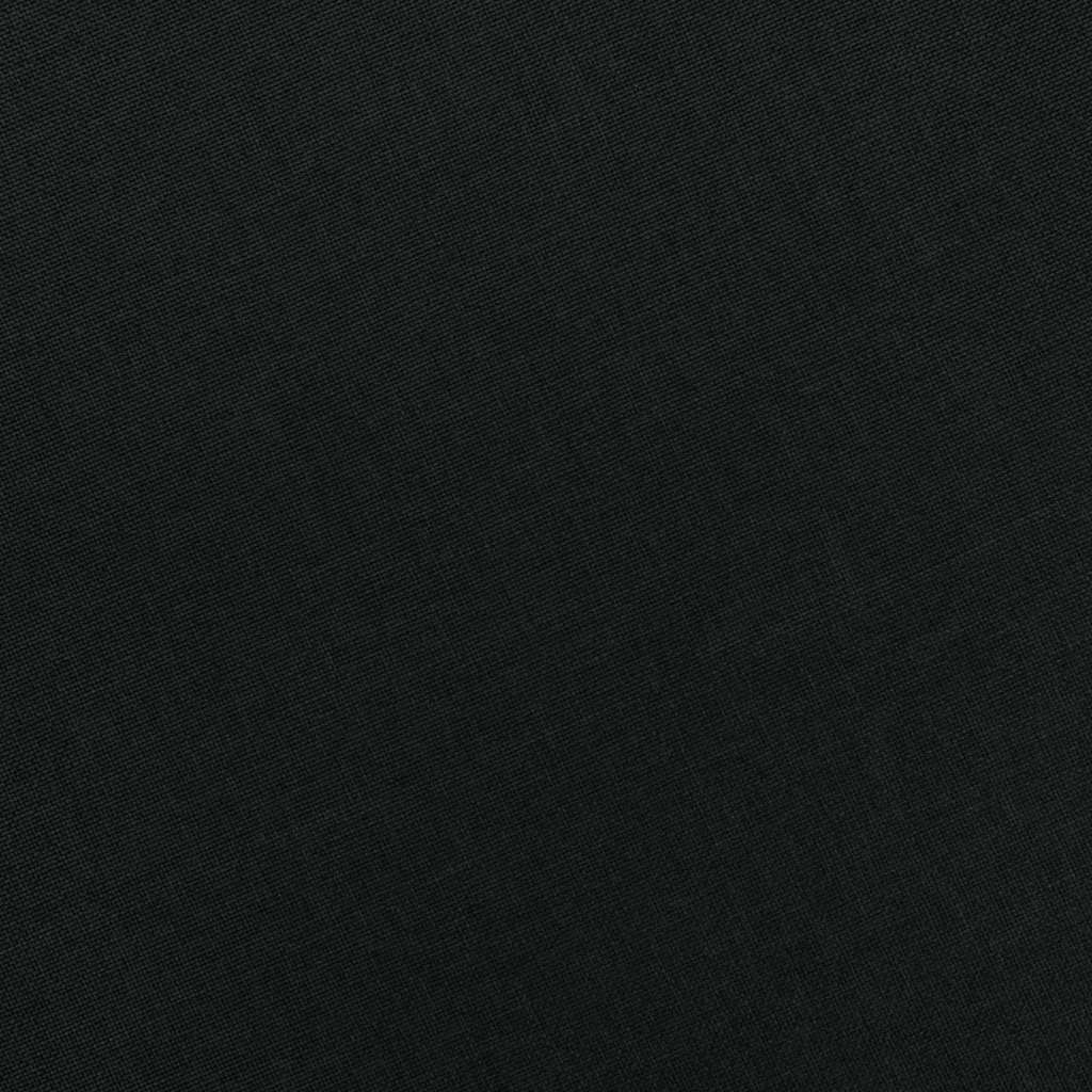 Poltrona com apoio de pés tecido preto