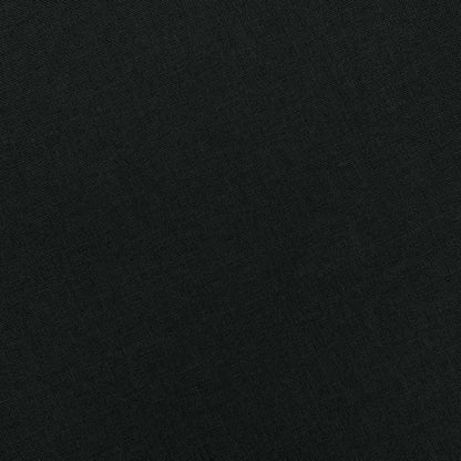 Poltrona com apoio de pés tecido preto