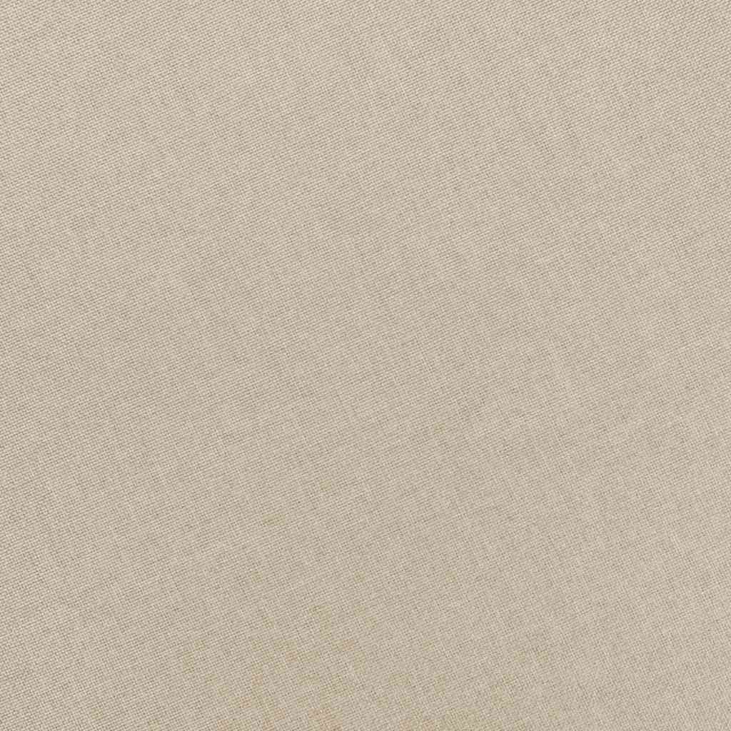 Poltrona com apoio de pés tecido cor creme