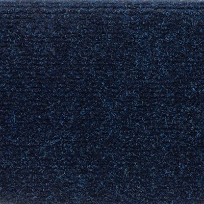 Tapetes de escada autoadesivos 15 peças 56x17x3 cm azul-marinho semicircular