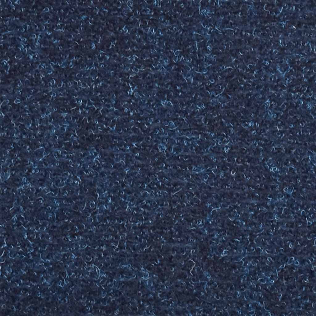 Tapetes de escada autoadesivos 15 peças 65x21x4 cm azul marinho semicircular grande