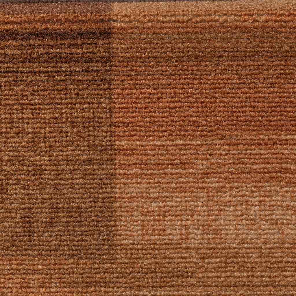 Tapetes de escada adesivos 15 pcs 65x21x4 cm castanho