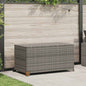 Caixa de arrumação p/ jardim 120x65x61 cm vime PE cinza-claro