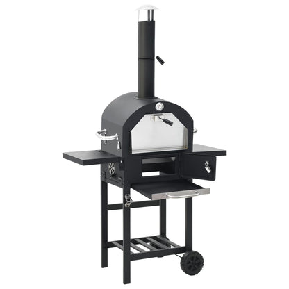 Forno para pizzas de exterior com pedra para pizza