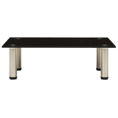 Móvel de TV vidro temperado preto