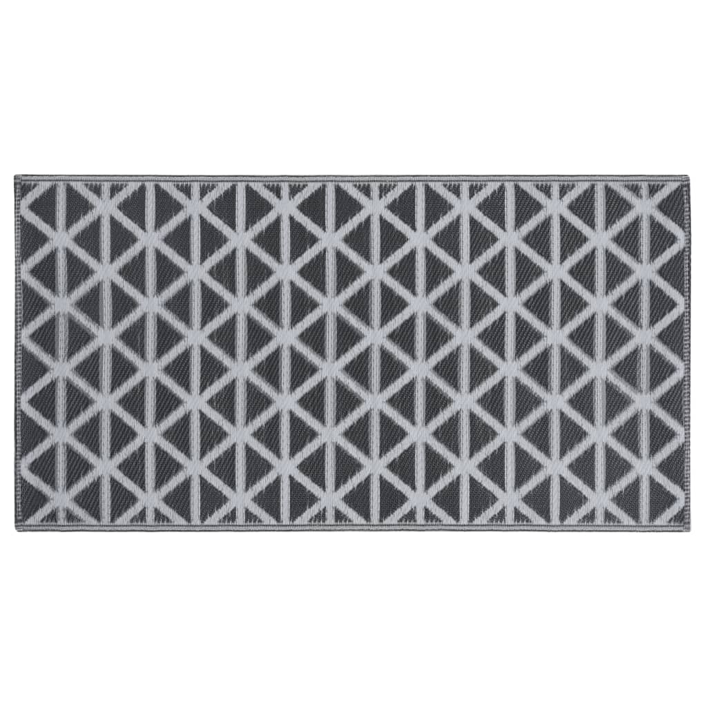 Tapete de exterior 80x150 cm ARAKIL PP preto