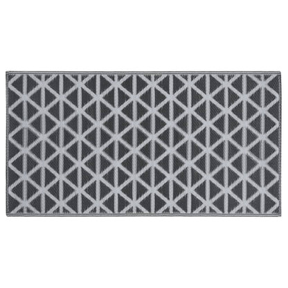 Tapete de exterior 80x150 cm ARAKIL PP preto