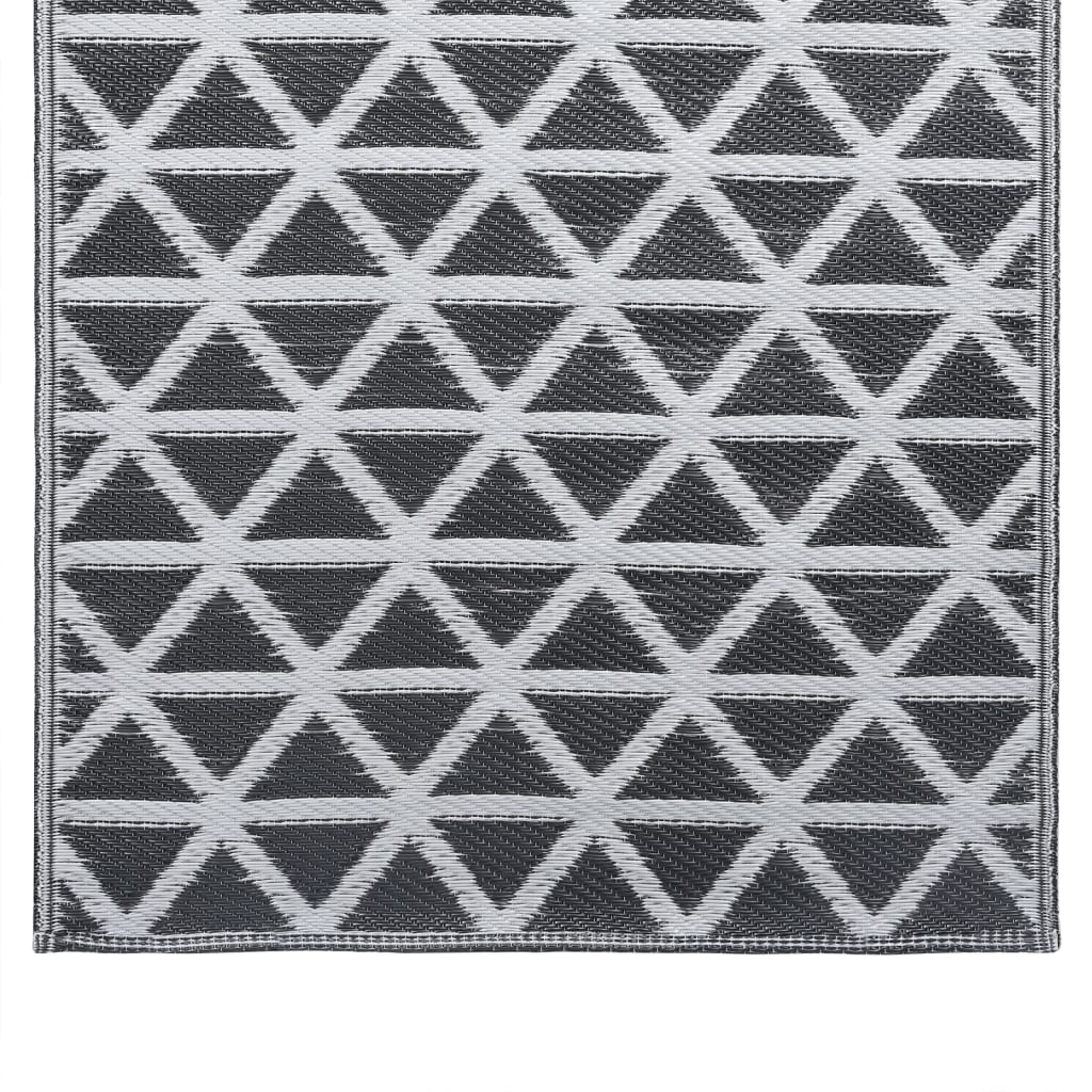 Tapete de exterior 80x150 cm ARAKIL PP preto