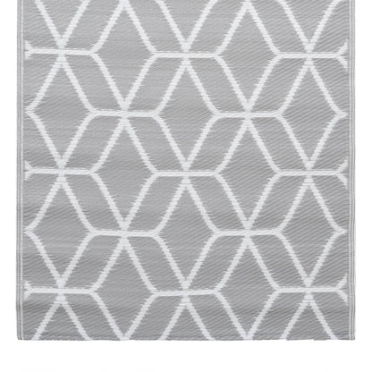 Tapete de exterior 120x180 cm ARAKIL PP cinzento