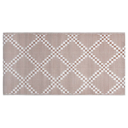 Tapete de exterior 80x150 cm ARAKIL PP castanho