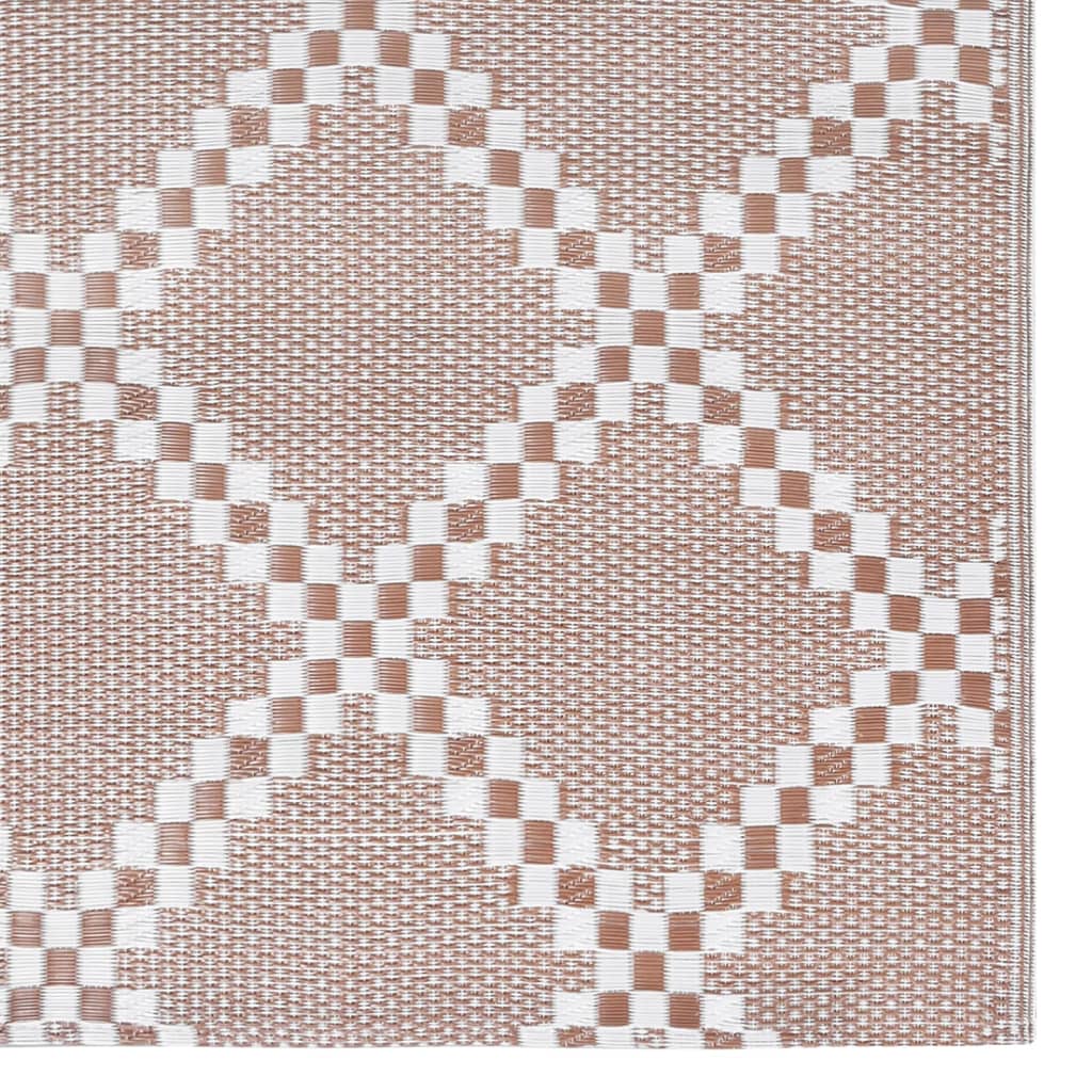 Tapete de exterior 80x150 cm ARAKIL PP castanho
