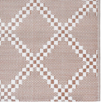 Tapete de exterior 80x150 cm ARAKIL PP castanho