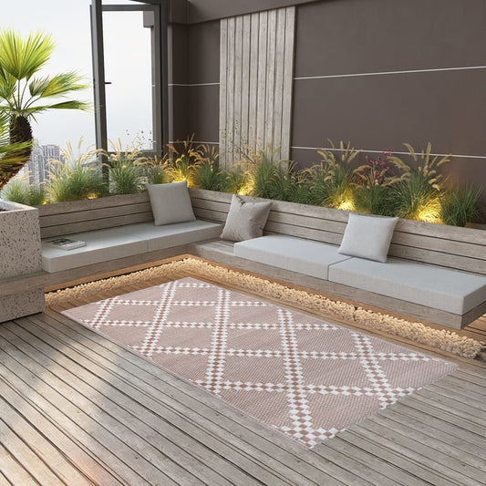 Tapete de exterior 80x150 cm ARAKIL PP castanho