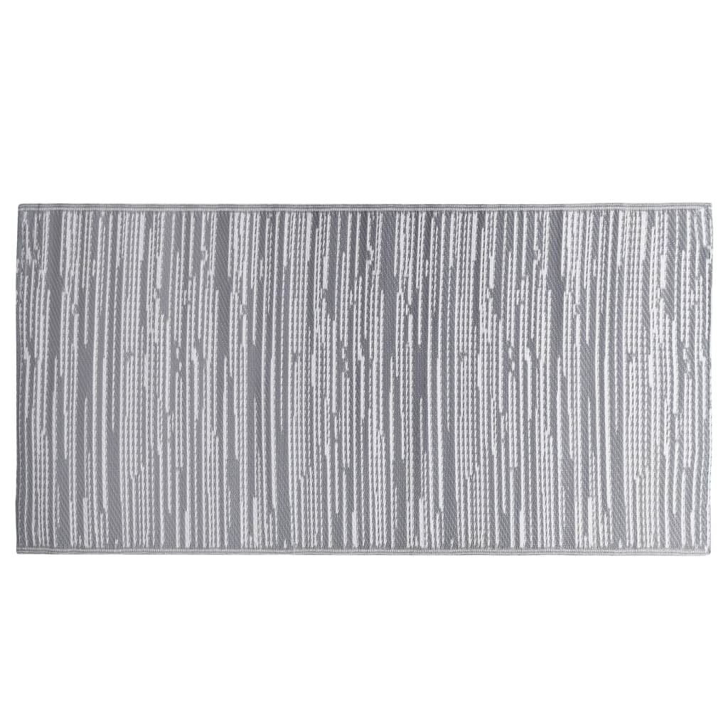 Tapete de exterior 80x150 cm ARAKIL PP cinzento