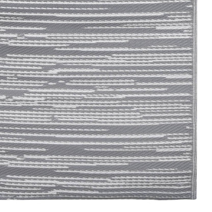 Tapete de exterior 80x150 cm ARAKIL PP cinzento