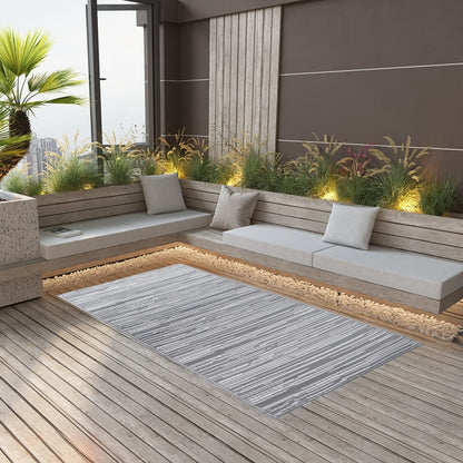 Tapete de exterior 80x150 cm ARAKIL PP cinzento