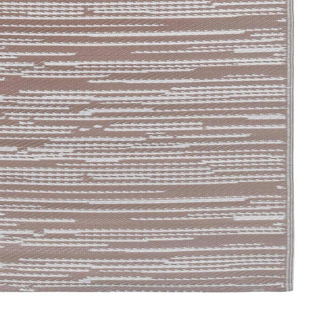 Tapete de exterior 80x150 cm ARAKIL PP castanho
