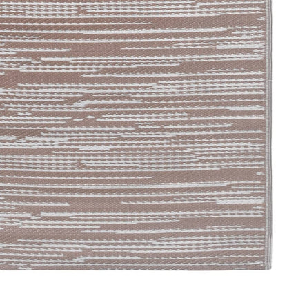 Tapete de exterior 80x150 cm ARAKIL PP castanho