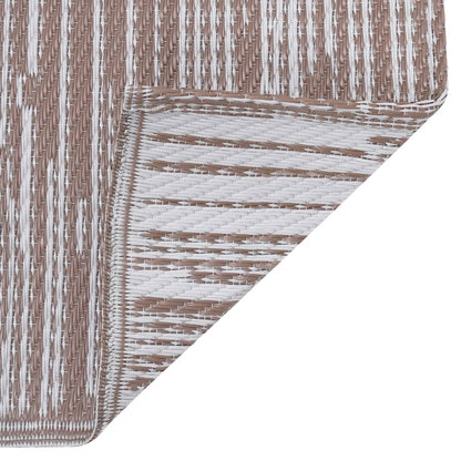 Tapete de exterior 80x150 cm ARAKIL PP castanho