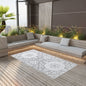 Tapete de exterior 80x150 cm ARAKIL PP cinzento-claro