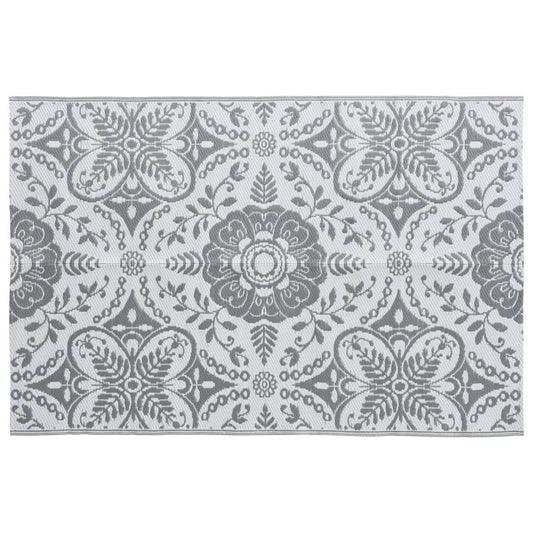 Tapete de exterior ARAKIL Cinzento claro 120x180 cm PP
