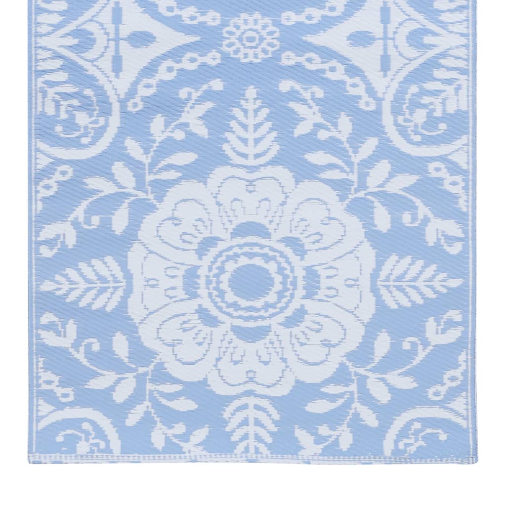 Tapete de exterior 80x150 cm ARAKIL PP azul-bebé