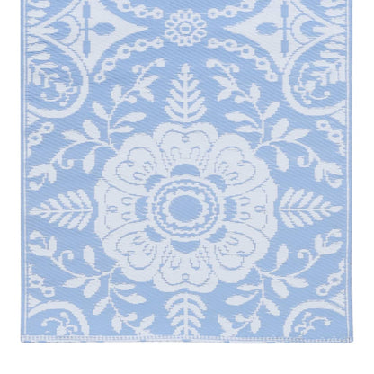 Tapete de exterior 80x150 cm ARAKIL PP azul-bebé