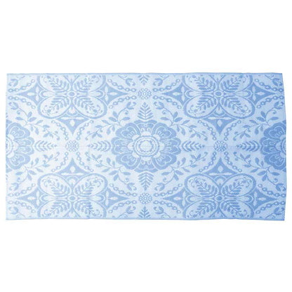 Tapete de exterior 160x230 cm ARAKIL PP azul-bebé